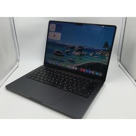 【中古】Apple MacBook Pro 14インチ M3 Pro(CPU:11C/GPU:14C) 18GB/512GB スペースブラック MRX33J/A (14インチ,M3,2023)【千葉】保証期間１ヶ月【ランクB】