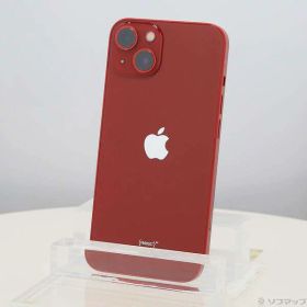 【中古】Apple(アップル) iPhone13 128GB プロダクトレッド MLNF3J／A SIMフリー 【258-ud】