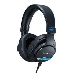 【中古】Sony MDR-M1プロフェッショナルリファレンスクローズドモニターヘッドフォン。