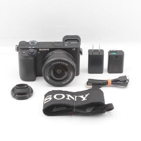 SONY(ソニー) APS-C ミラーレス一眼カメラ α6400 パワーズームレンズキット(同梱レンズ:SELP1650) ブラック ILCE-6400L B