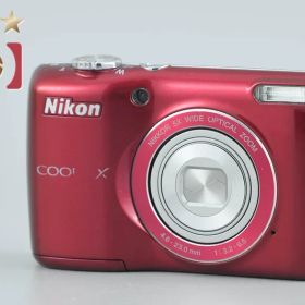 【中古】Nikon ニコン COOLPIX L26 レッド コンパクトデジタルカメラ