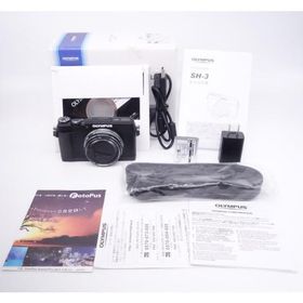 【極上品】オリンパス OLYMPUS コンパクトデジタルカメラ STYLUS SH-3 ブラック [W2608059A]