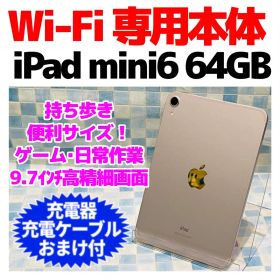 WiFi専用 iPad mini 第6世代 本体 64GB WiFi ゴールド