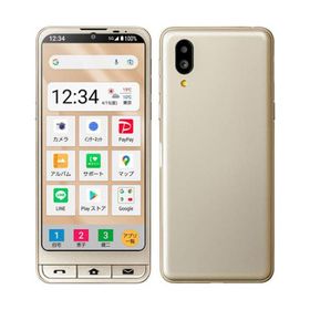 シンプルスマホ6 A201SH[64GB] SoftBank シャンパンゴールド【…