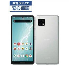 【中古】【可】AQUOS sense4 SH-41A シルバー SIMロック解除済 docomo【安心30日保証】 本体 白ロム CCコネクト