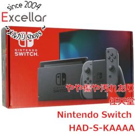 [bn:9] 任天堂 Nintendo Switch バッテリー拡張モデル HAD-S-KAAAA グレー 本体・液晶画面いたみ 元箱あり
