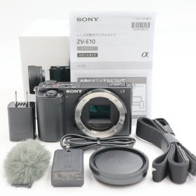 ■シャッター数946枚！新品同様■ SONY VLOGCAM ZV-E10 ボディ ミラーレス一眼カメラ ブラック ソニー