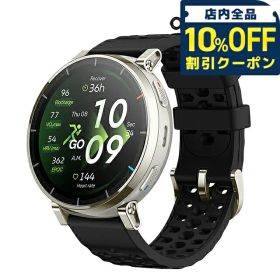 ＼10%OFFクーポン★21日10時まで／ アマズフィット アクティブ 3 プレミアム 充電式クォーツ スマートウォッチ ブランド メンズ レディース ランニングウォッチ Bluetooth Amazfit SP170082-C248 デジタル ブラック 黒