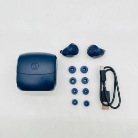 【訳あり】オーディオテクニカ ATH-CKS50TW BL ワイヤレスイヤホン bluetooth/ 重低音 / 通話品質強化/ノイズキャンセル/ヒアスルー/低遅延モード/aptX adaptive/AAC / 360 Reality Audio ブルー