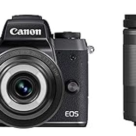 【中古】Canon ミラーレス一眼カメラ EOS M5 クリエイティブマクロ ダブルレンズキット EF-M28mmF3.5IS EF-M18-150mm F3.5-6.3 IS付属 EOSM5-CMWLK