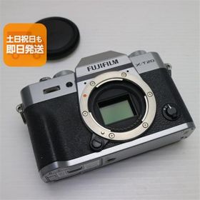 美品 FUJIFILM X-T20 ボディ シルバー 即日発送 ミラーレス一眼 FUJIFILM 本体 あすつく 土日祝発送OK