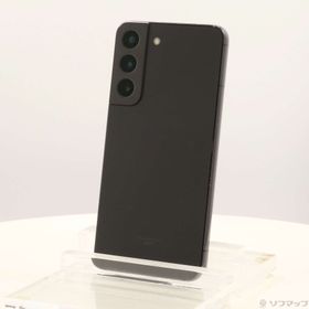 (中古)SAMSUNG Galaxy S22 256GB ファントムブラック SCG13 au SIMフリー(269-ud)