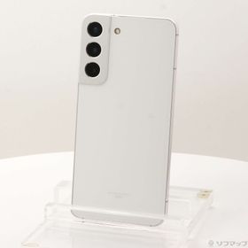 (中古)GALAXY Galaxy S22 256GB ファントムホワイト SCG13 au SIMフリー(269-ud)