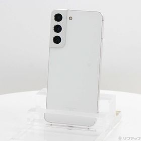 (中古)GALAXY Galaxy S22 256GB ファントムホワイト SCG13 au SIMフリー(276-ud)