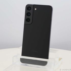 (中古)SAMSUNG Galaxy S22 256GB ファントムブラック SCG13 au SIMフリー(198-ud)