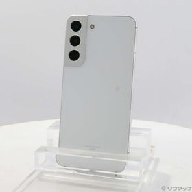 (中古)GALAXY Galaxy S22 256GB ファントムホワイト SCG13 au SIMフリー(258-ud)