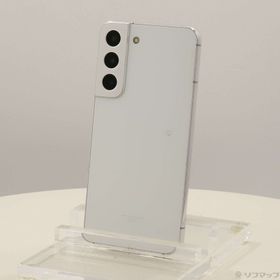 (中古)GALAXY Galaxy S22 256GB ファントムホワイト SCG13 au SIMフリー(258-ud)