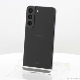 (中古)SAMSUNG Galaxy S22 256GB ファントムブラック SC-51C docomo SIMフリー(305-ud)