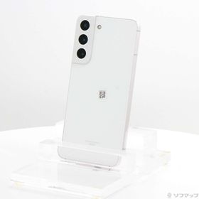 (中古)GALAXY Galaxy S22 256GB ファントムホワイト SCG13 au SIMフリー(368-ud)