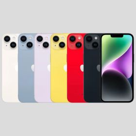 バッテリー良好【Aランク美品】- iPhone 14 128GB SIMフリー ミッドナイト スターライト レッド イエロー ブルー パープル【整備済み品】【 バッテリー81%~89%】【中古スマホ】 本体 電池長持ち