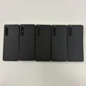 【部品取り】Xperia 5 IV SO-54C docomo ジャンク まとめ売り ブラック 5台セット 基盤なし SIMトレイあり