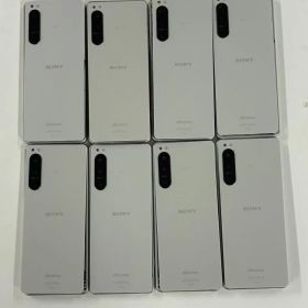 【部品取り】Xperia 5 IV SO-54C docomo ジャンク まとめ売り エクリュホワイト 8台セット 基盤なし SIMトレイあり