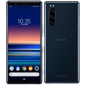 【中古】Bランク【やや傷や汚れあり】 SIMフリー 901SO SONY Xperia 5 SoftBank ブルー 利用制限▲(赤ロム永久保証) 本体のみ 送料無料