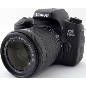 キヤノン デジタル一眼 CANON EOS 8000D レンズキット 中古 美品 Wi-Fi搭載 新品SDカード付き 届いてすぐに使える スマホに送れる 動画撮影 長期保証