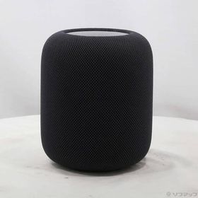 〔中古〕Apple(アップル) 〔展示品〕 HomePod 第2世代 MQJ73J／A ミッドナイト〔262-ud〕
