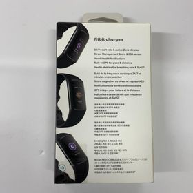 C62C Fitbit Charge5 ブラック/グラファイト ステンレススチール L/Sサイズ