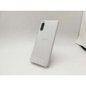 【中古】SONY 国内版 【SIMフリー】 Xperia 10 II ホワイト 4GB 64GB XQ-AU42【イオンモール新利府】保証期間１ヶ月【ランクB】