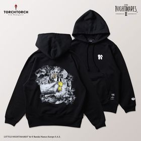 リトルナイトメア2 × TORCH TORCH/ モノとシックスのパーカー ブラック XXLサイズ