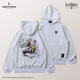 リトルナイトメア2 × TORCH TORCH/ モノとシックスのパーカー ホワイト Mサイズ