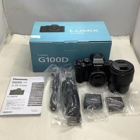 Panasonic ミラーレスカメラ LUMIX DC-G100DW ダブルズームレンズキット【中古】