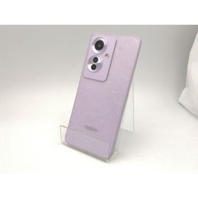 【中古】Oppo 国内版 【SIMフリー】 OPPO Reno11 A コーラルパープル 8GB 128GB CPH2603【ECセンター】保証期間１ヶ月【ランクB】