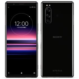 【中古】Aランク 【目立った傷や汚れなし】 SIMロック解除済み SIMフリー 元au SONY Xperia 5 SOV41 ブラック ネットワーク利用制限〇(白ロム) スマホ 本体 送料無料