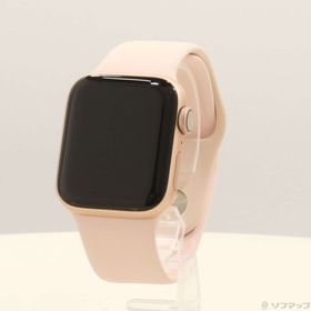 (中古)Apple Apple Watch Series 4 GPS 40mm ゴールドアルミニウムケース ピンクサンドスポーツバンド(258-ud)