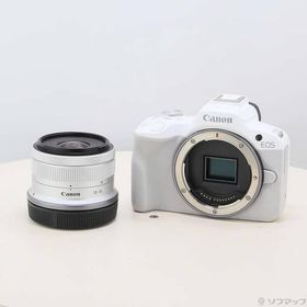 〔中古〕Canon(キヤノン) EOS R50 RF-S18-45 IS STM レンズキット ホワイト〔258-ud〕