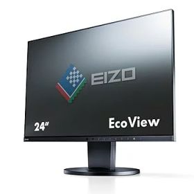 【中古】【39shop】EIZO★FlexScan 23.8インチ 液晶モニター 1920×1080 IPSパネル HDMI DVI-D ノングレア EV2450-BK（良い）