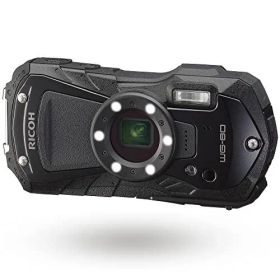 【新品・2営業日で発送】RICOH リコー リコー本格防水デジタルカメラ 14m防水 (連続2時間) 1.6m耐衝撃 防塵 -10℃耐寒 ブラック (WG-80 BK)
