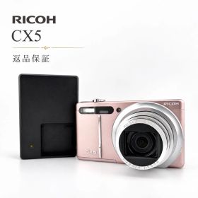 【完動品】RICOH CX5 ローズピンク リコー 返品保証