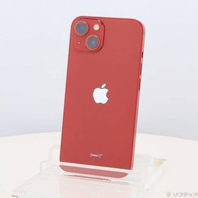 〔中古〕Apple(アップル) iPhone13 128GB プロダクトレッド MLNF3J／A SIMフリー〔269-ud〕