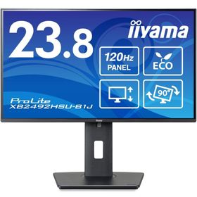 マウスコンピューター 液晶ディスプレイ 23.8型/1920×1080/HDMI、DisplayPort/スピーカーあり/IPS方式/昇降/回転/角度調整/3年保証 XB2492HSU-B1J