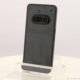 〔中古〕Nothing（ナッシング） Phone (3a) 128GB ブラック A10400154 SIMフリー〔262-ud〕