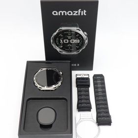 ボーナスストアPlus【美品】Amazfit Balance 3 SP170086-C01 ステレンススチール スマートウォッチ アマズフィット 本体