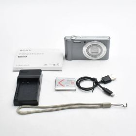 B#13333 SONY(ソニー) デジタルカメラ Cyber-shot W810 光学6倍 シルバー DSC-W810-S