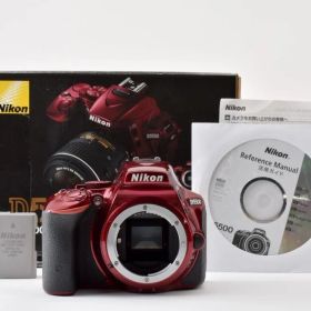 ニコン Nikon D5500 ボディ 赤 【元箱・動作確認済】#10147 F.Sep.0926