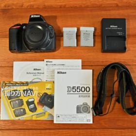 Nikon D5500 ボディ＆標準ズームレンズセット 箱無し 動作品