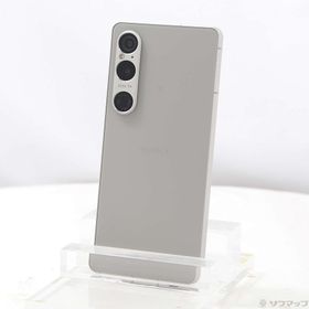 (中古)SONY Xperia 1 VI 256GB プラチナシルバー XQ-EC44 S1JPCX0 SIMフリー(198-ud)