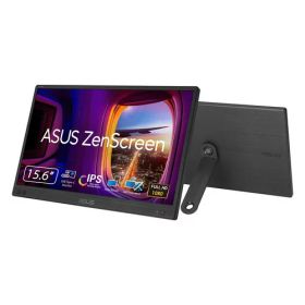 ASUS ポータブルモニター ZenScreen MB166CR-J 16インチ(15.6インチ表示)/フルHD/IPS/USB Type-C/フリッカーフリー/ブルーライトフィルター/ノングレアパネル/360°キックスタンド/4年保証 /